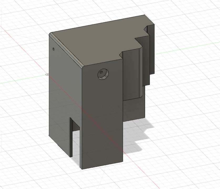 Right Rear Bottom Corner Cover Prusa Box by Printer Box