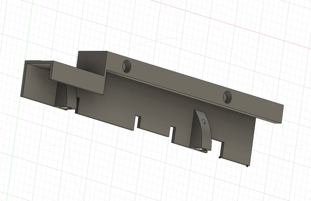 Rear Right Bottom Magnetic Cable Duct (short version) for PrusaBox by Printer box