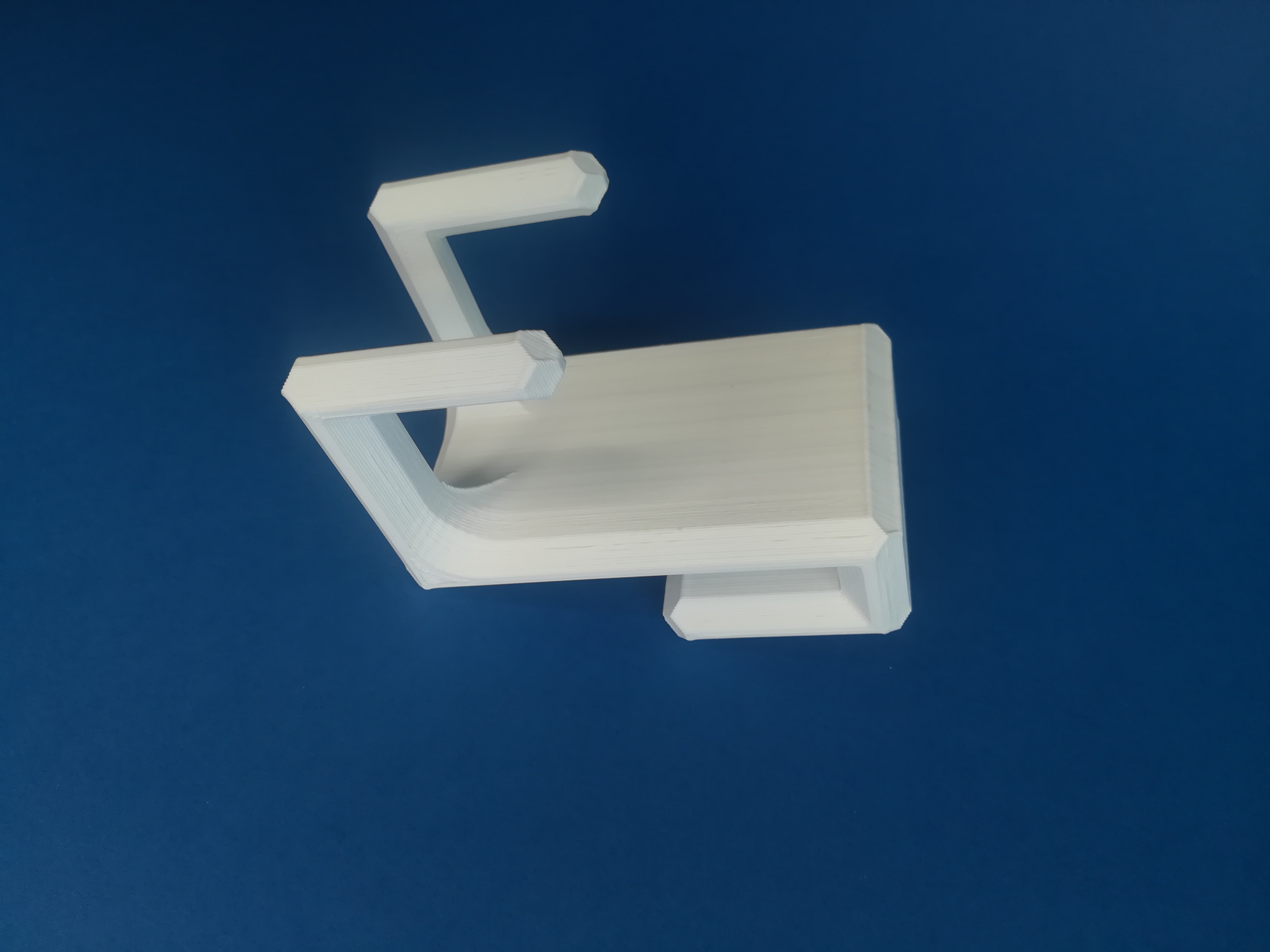 Shower or bathroom hook squeegee holder for 8mm glass