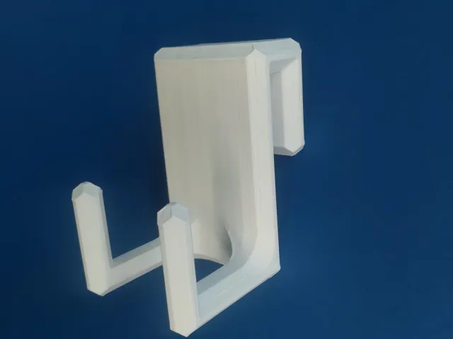 Shower or bathroom hook squeegee holder for 8mm glass