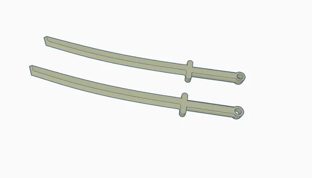 Katana earring
