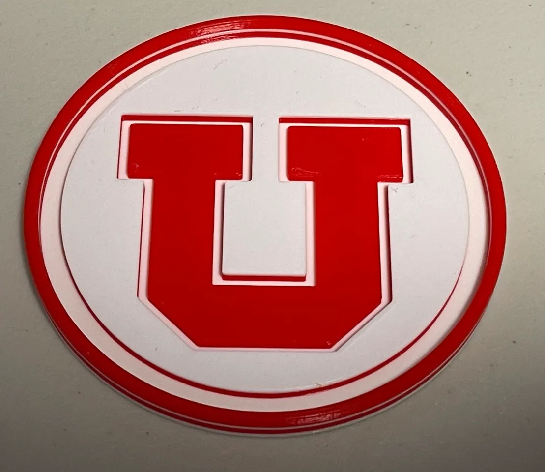 University of Utah Coaster by figterk | Download free STL model ...