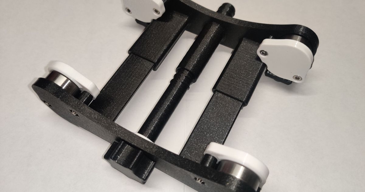 Adjustable Spool Holder .5kg 2kg spools (fixed screw) by 3D_CNC