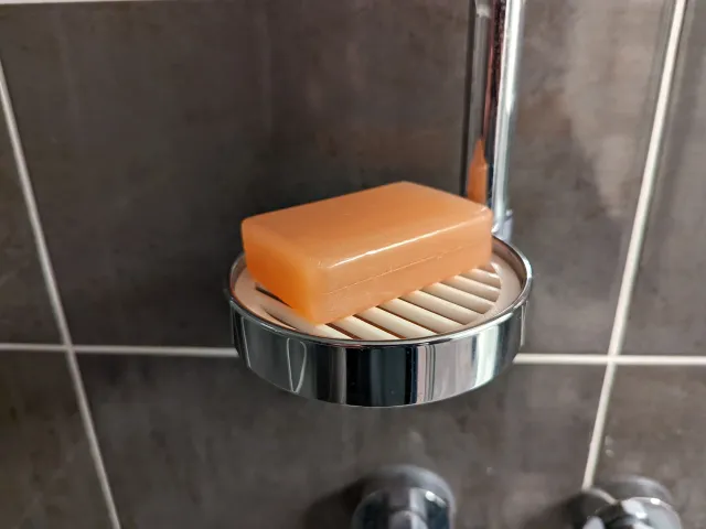 Shower Soap Dish - No More Slimy Soap!