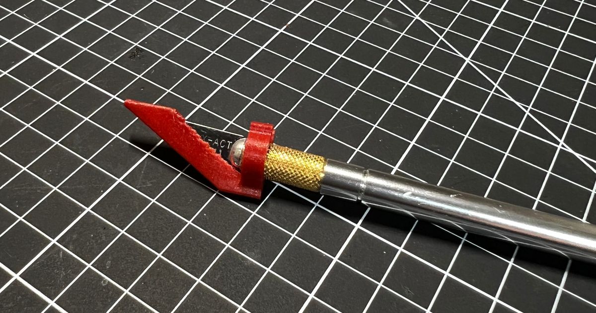 XACTO blade cover by gabe Download free STL model