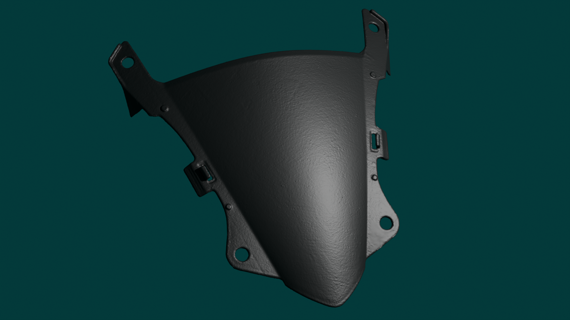 ZX-4RR Windshield Assmebly 3D Scan — miniatura 3