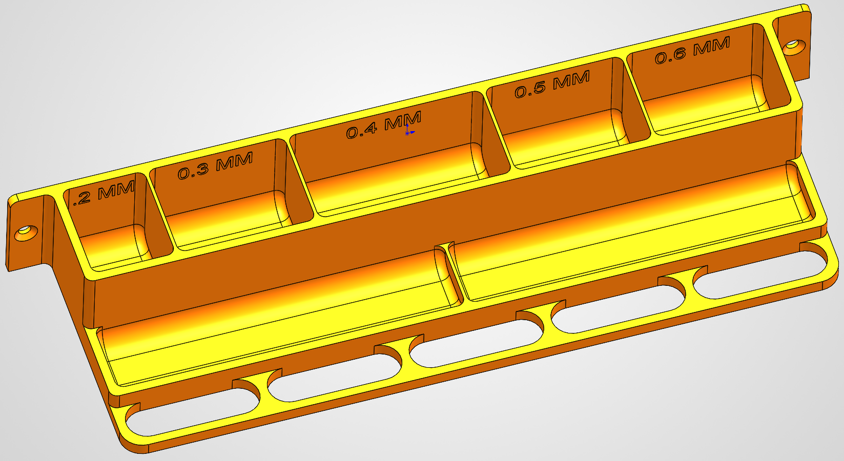 3D Printer Station Wall/Workbench Mount Organizer
