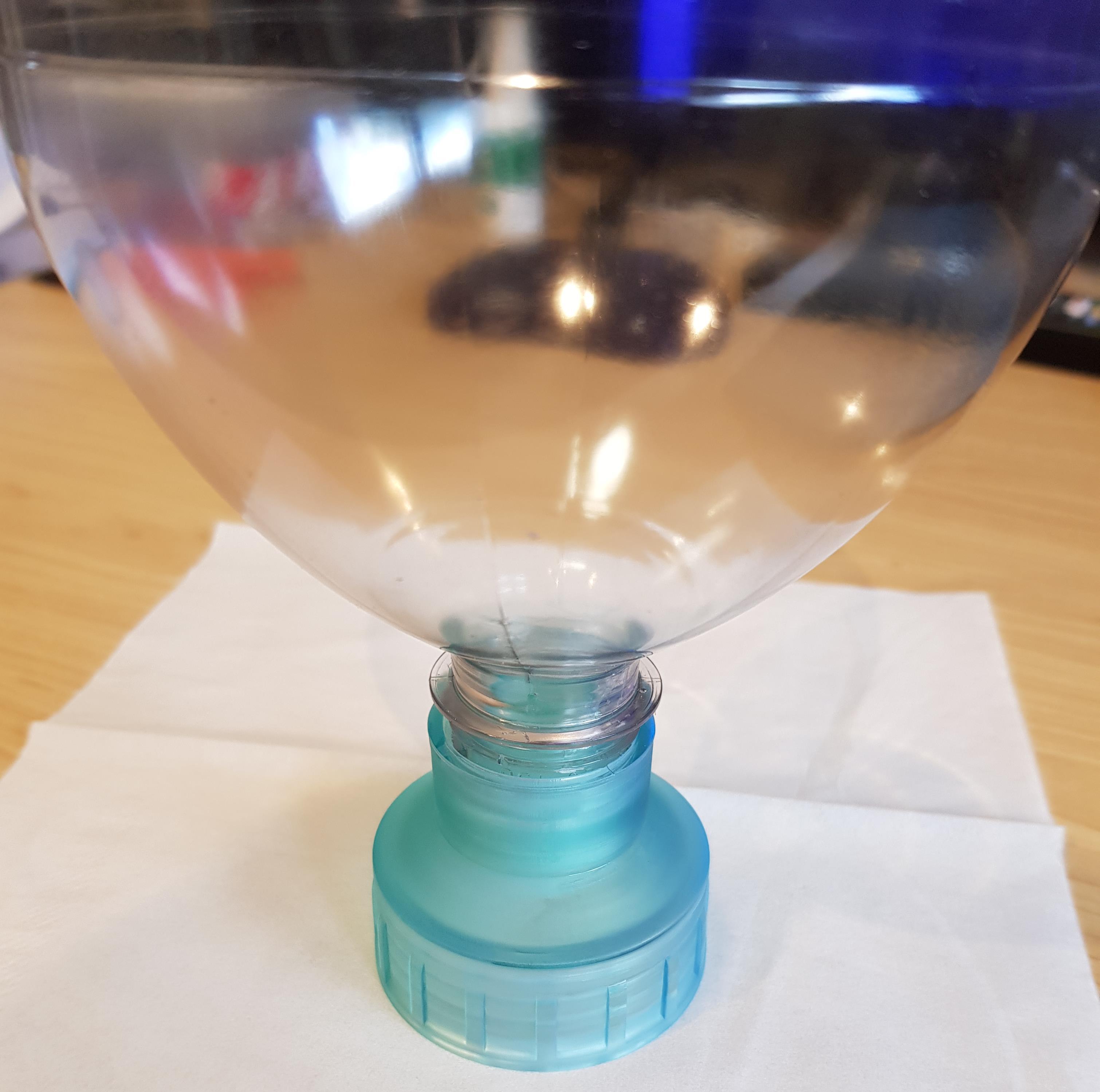 Soda Bottle Funnel Cap for Siraya Tech Resin (1 kg)