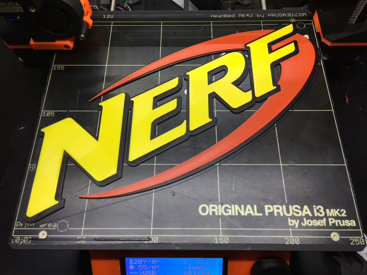 Nerf Logo v1 : r/3Dprinting