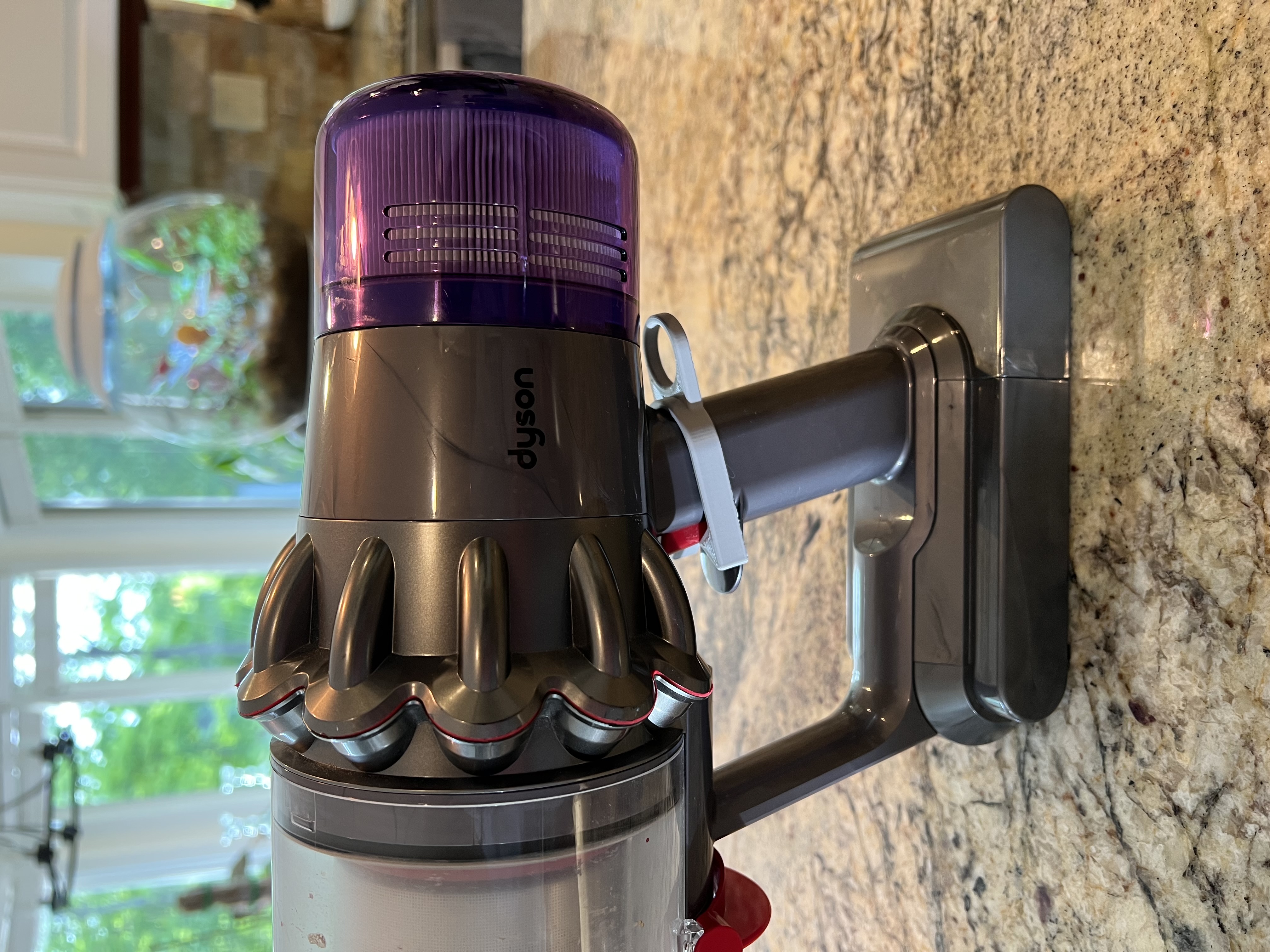 Dyson vacuum cleaner power button clip