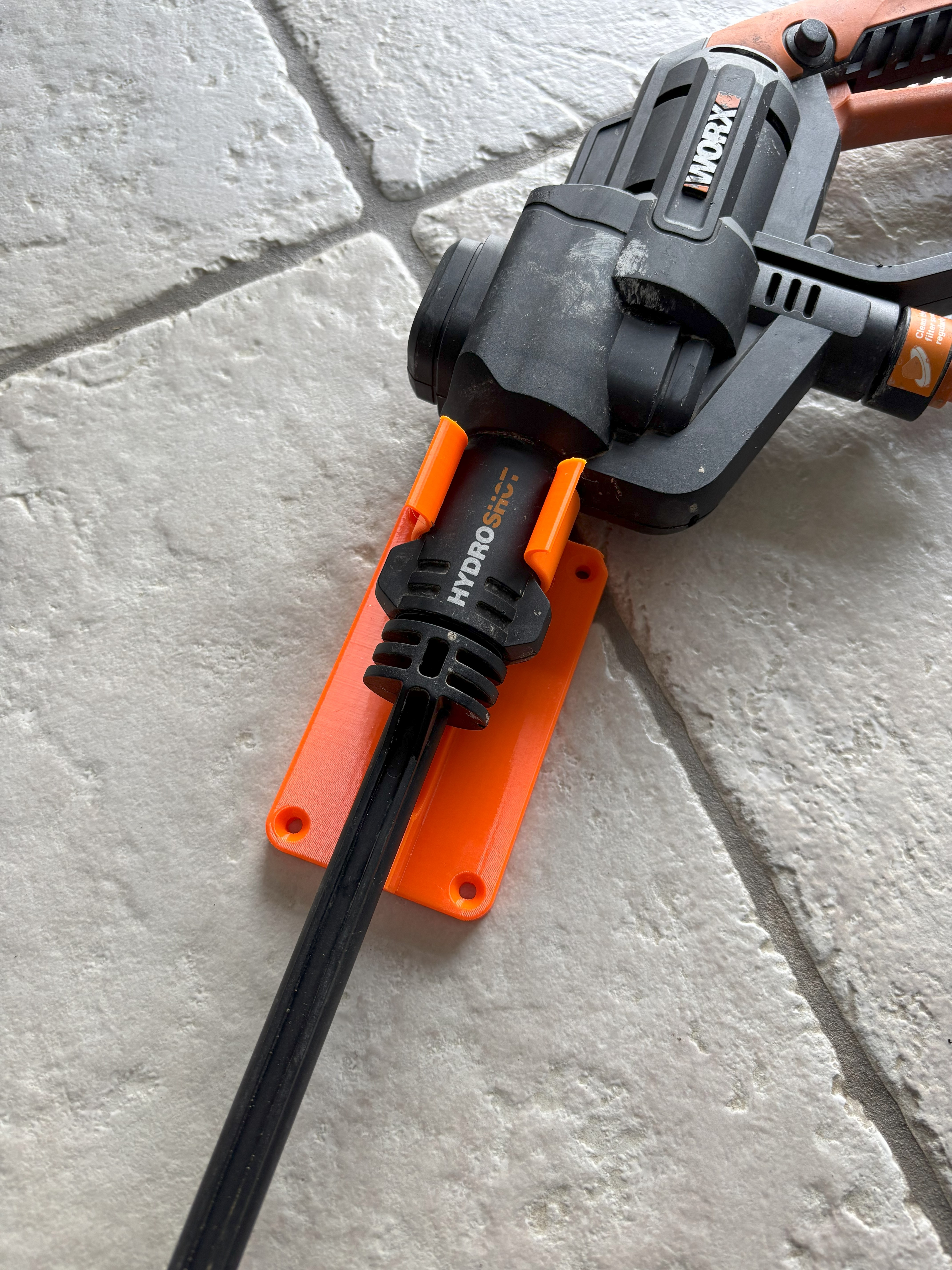 Wall mount for Worx WG620E Hydroshot pressure washer