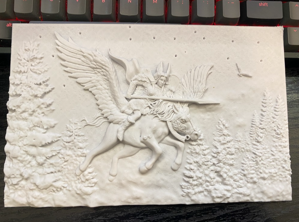 Valkyrie for CNC remix (fixed missing face on the back)