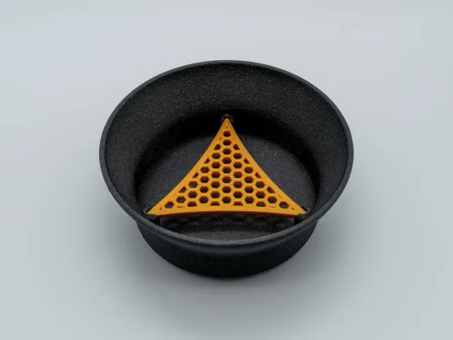 Round Soap and Brush Dish