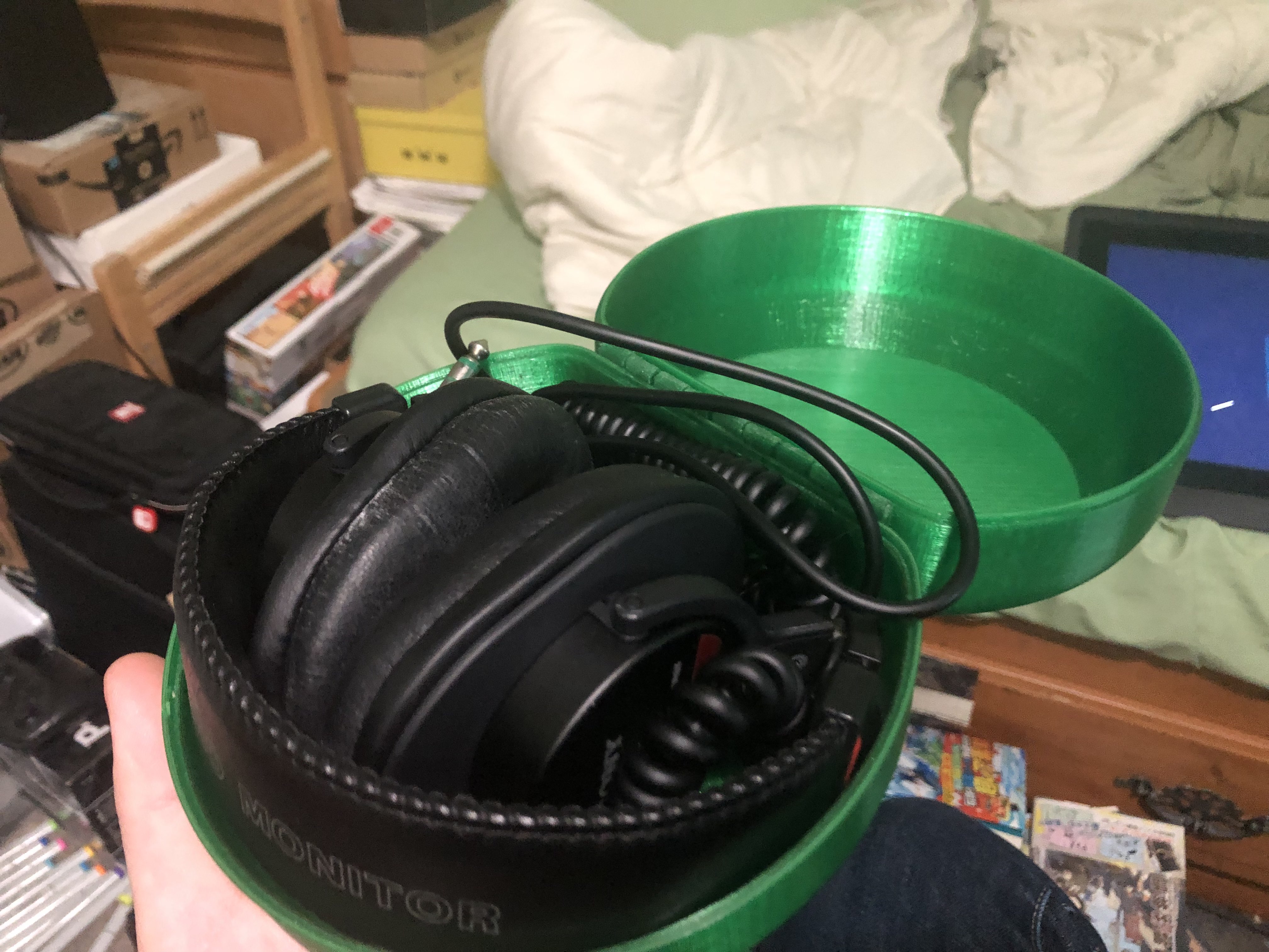 Headphone Case by Carl Corey Download free STL model