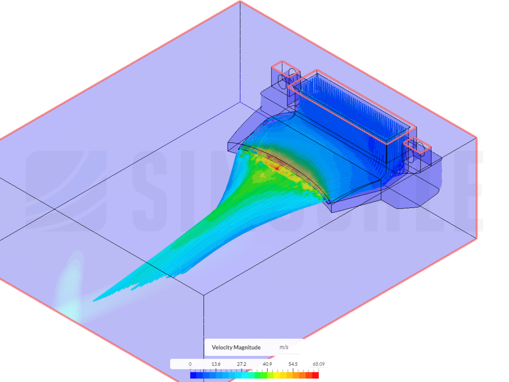 Ender 3 High pressure Nozzle Cooling "with Airflow Simulation" by