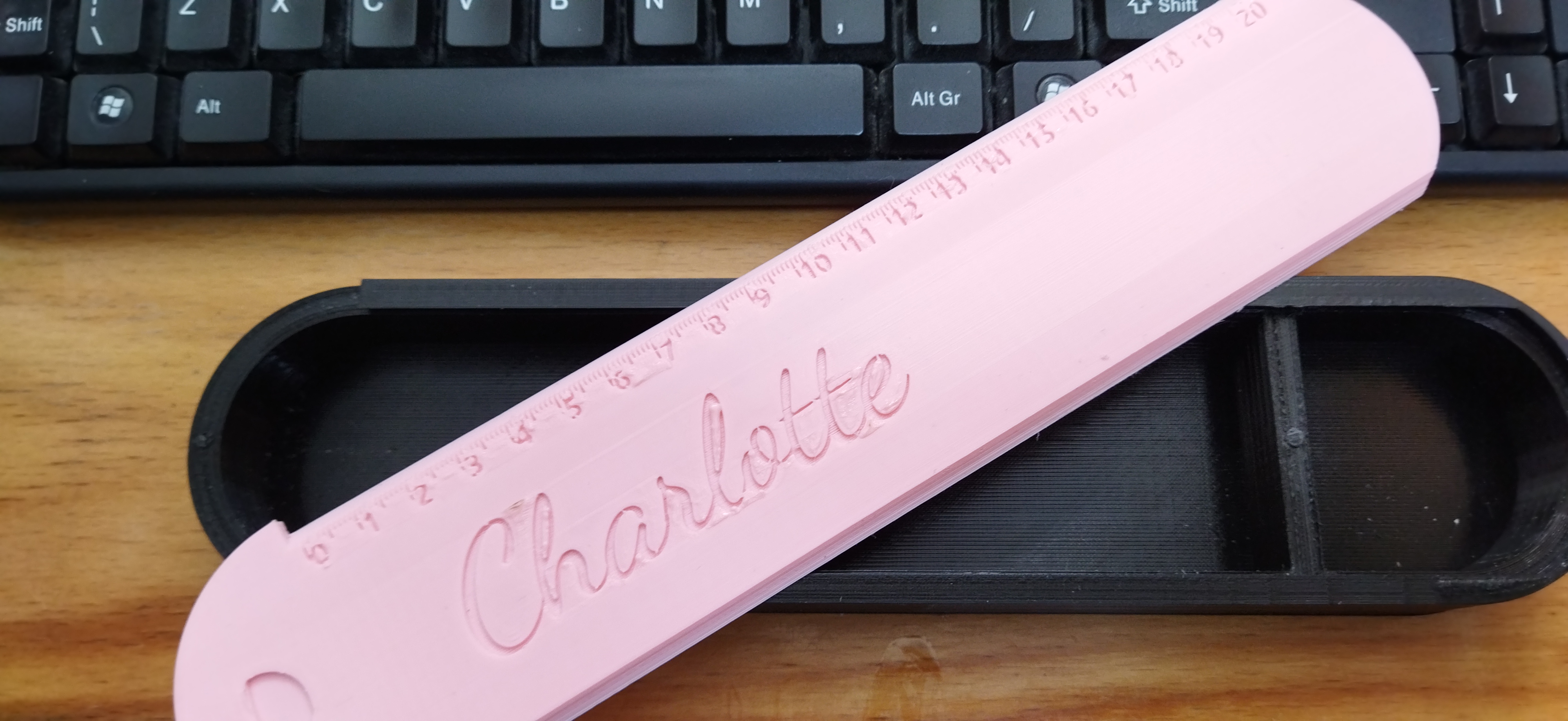 Parametric Customiseable Pencil Case — miniatura 2