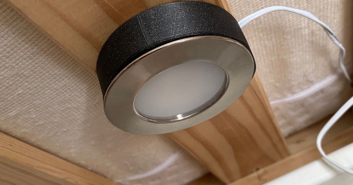 Under spot light round bracket by EvaMika Download free STL model