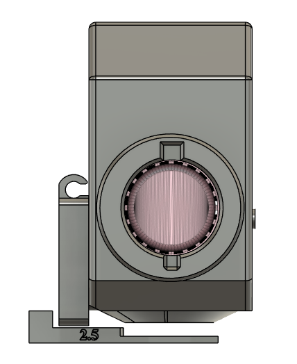 Custom K1 Printhead Housing with Adjustable BTT Eddy Mount
