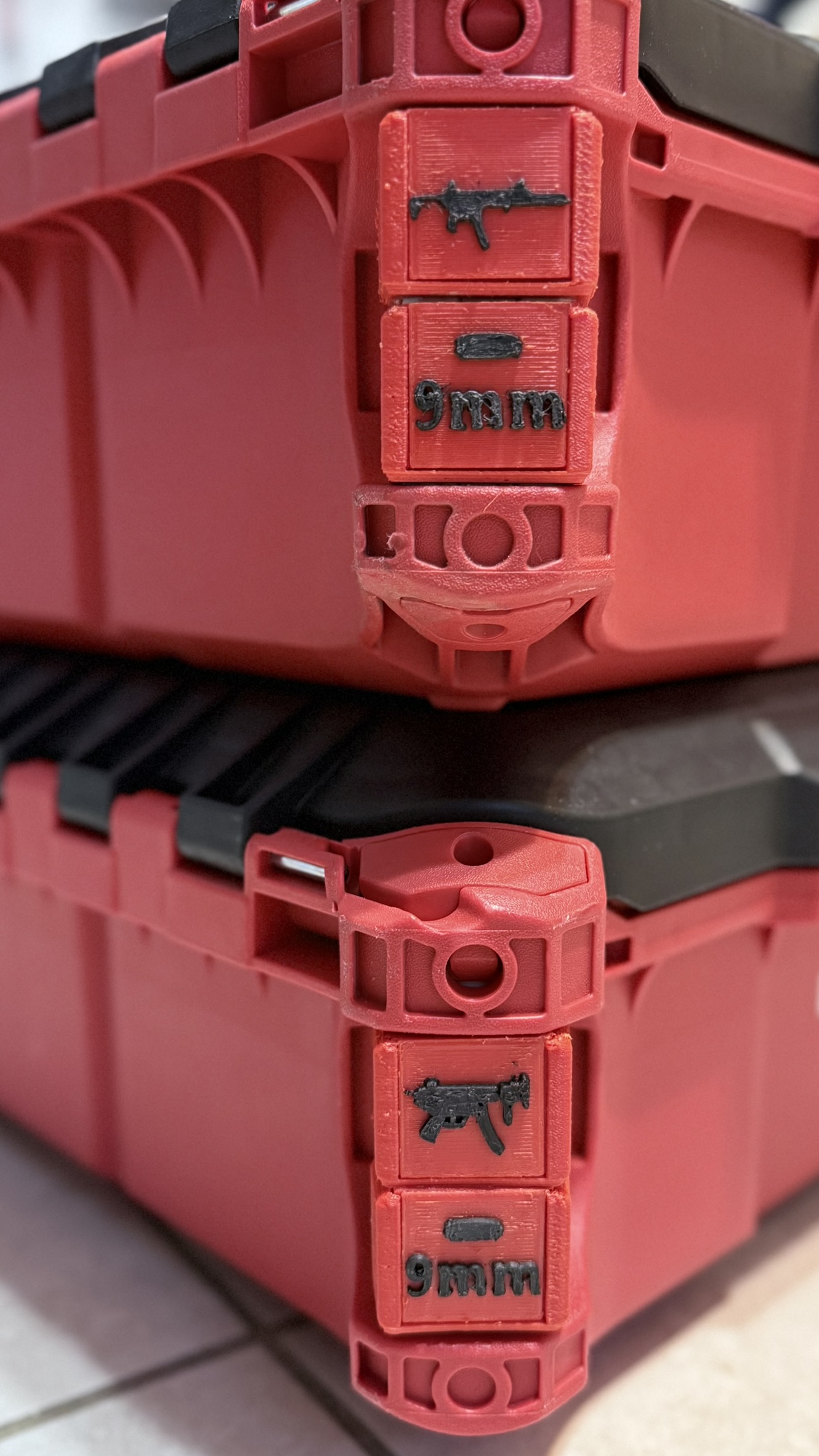 Packout Pictogram Labels for firearms