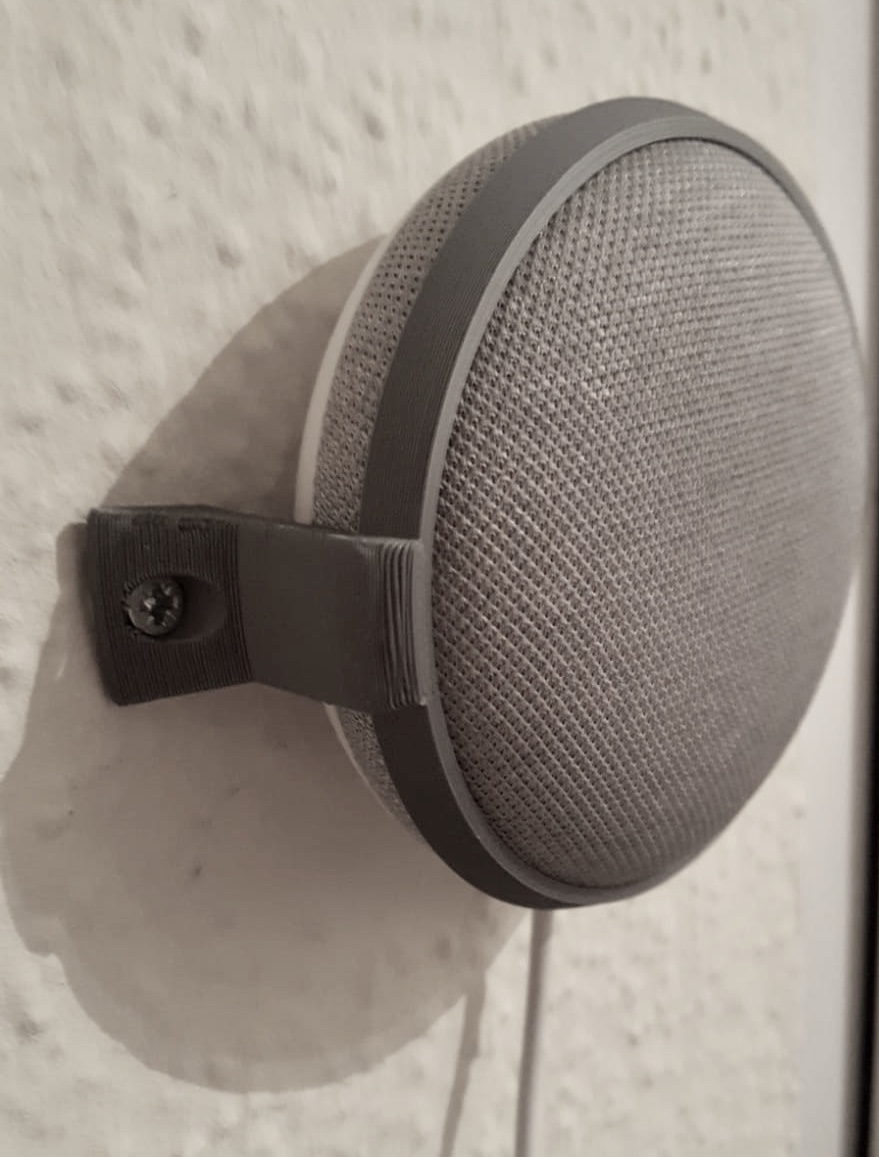 Miniatura 2 do modelo 3D Google Home Mini Wall Mount