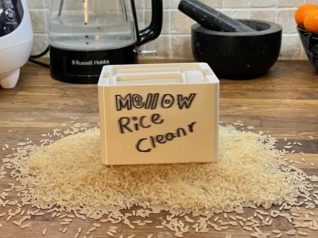 Water Powered Rice Cleaner