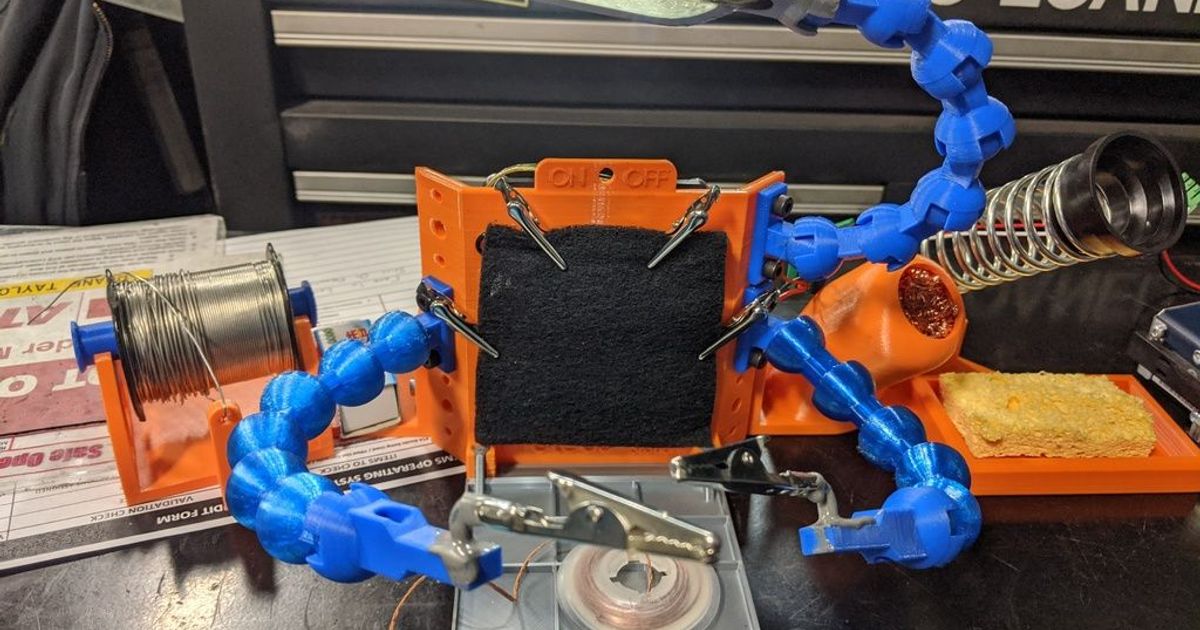 Proteus Solder Station Accessories by Gearhead Download free STL