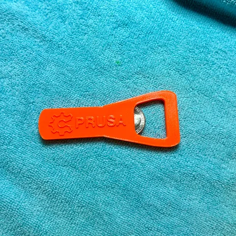 Prusa Bottle Opener - US Quarter / 25¢ coin