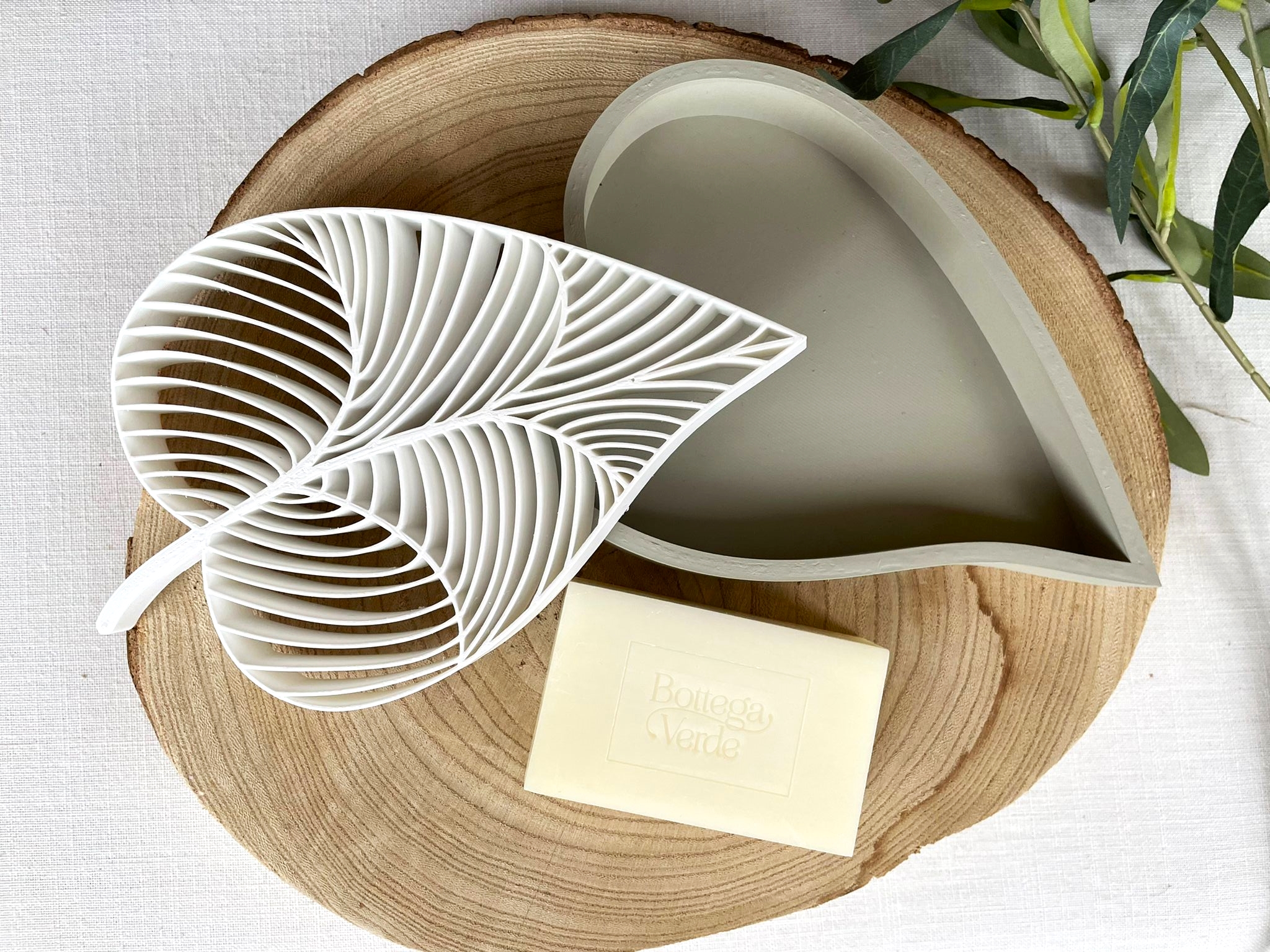 Leaf soap dish by cecca_7 | Download free STL model | Printables.com