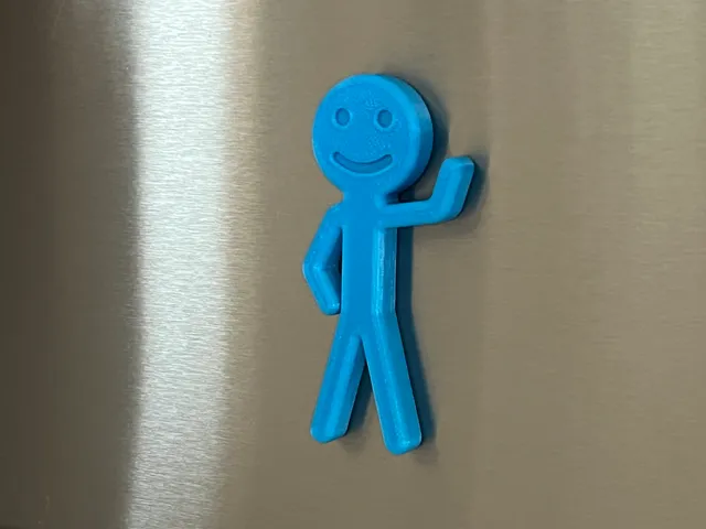 Li'l Guy Waving Refrigerator Magnet
