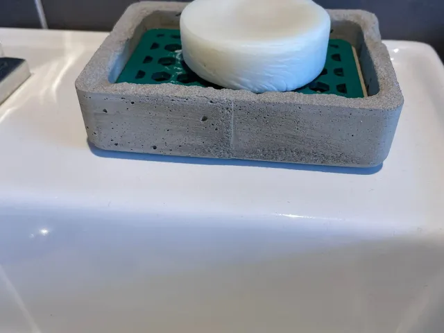Concrete Soap Dish