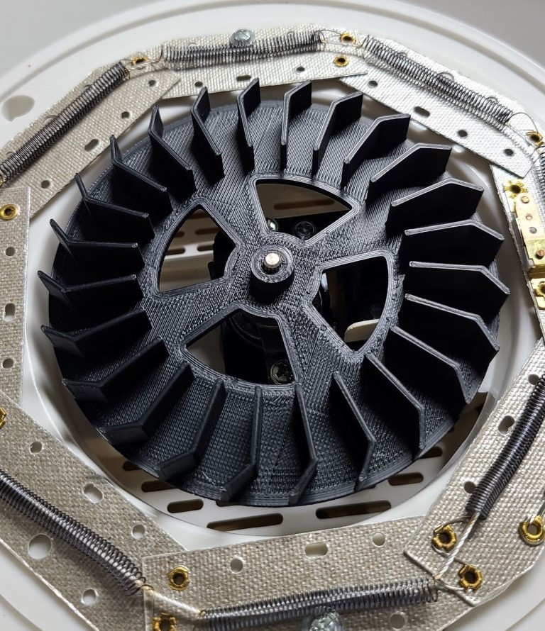 Commercial Chef Dehydrator CCD100W replacement impeller fan