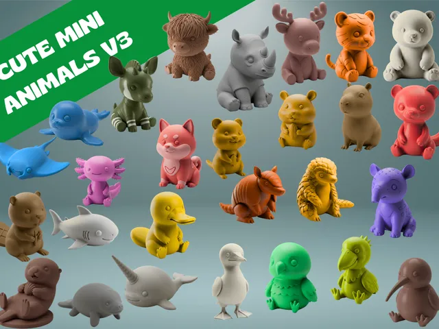 Cute Mini Animals Edition 3