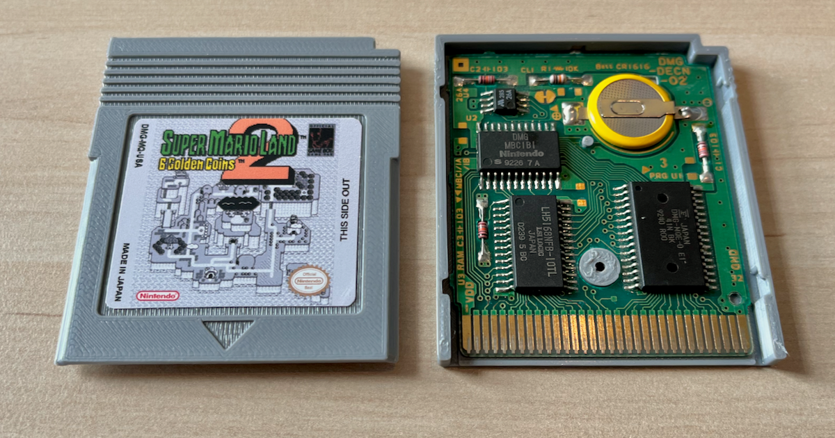 Gameboy Cartridge by Dave Download free STL model