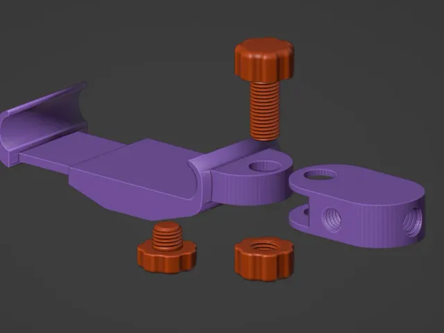 Swivelable desktop arm boom phone mount