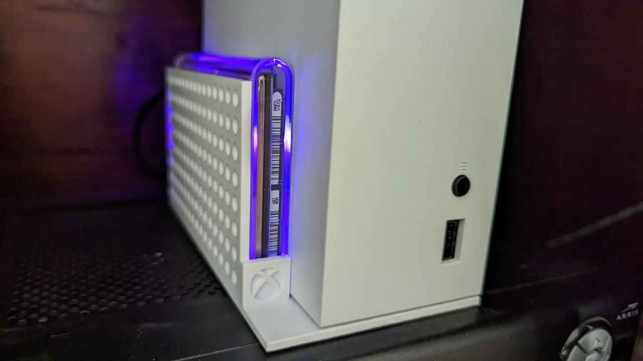 Stands - Xbox Series S External 2.5` HDD/SSD Vertical Mount - 3D ...