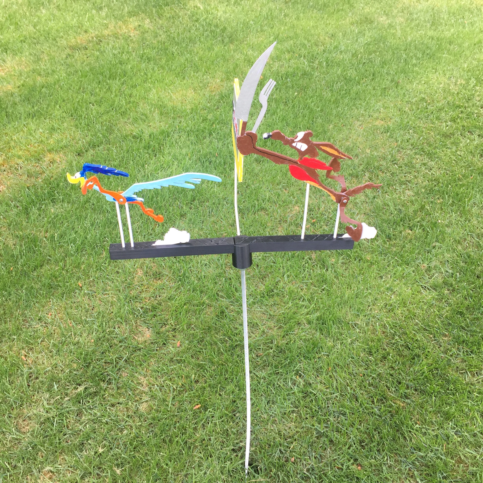 Miniatura 2 do modelo 3D Roadrunner Whirligig
