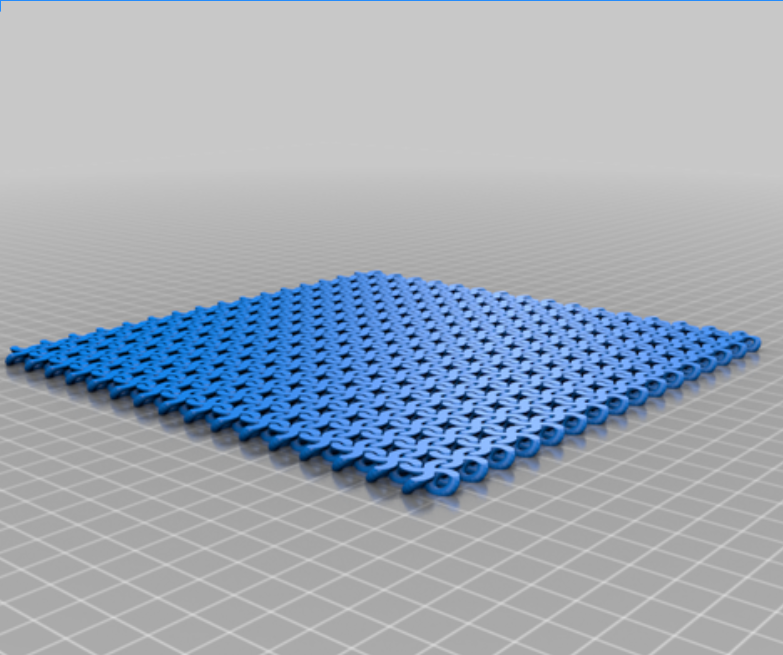 Square Chainmail (Openscad)