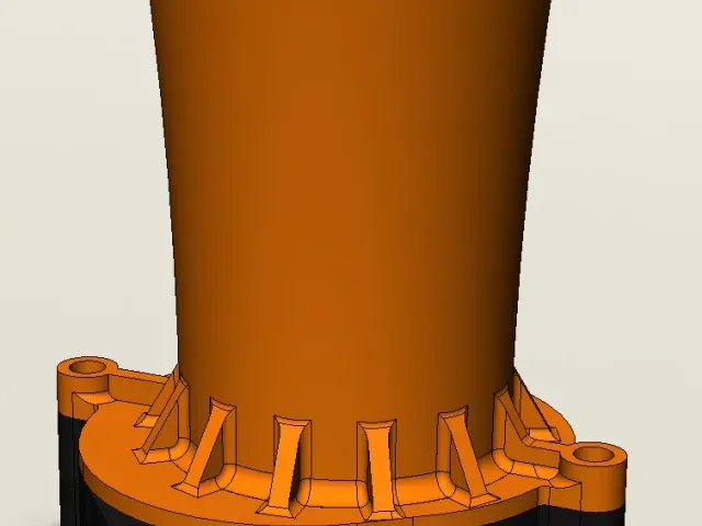 velocity stack for 5015 radial fans