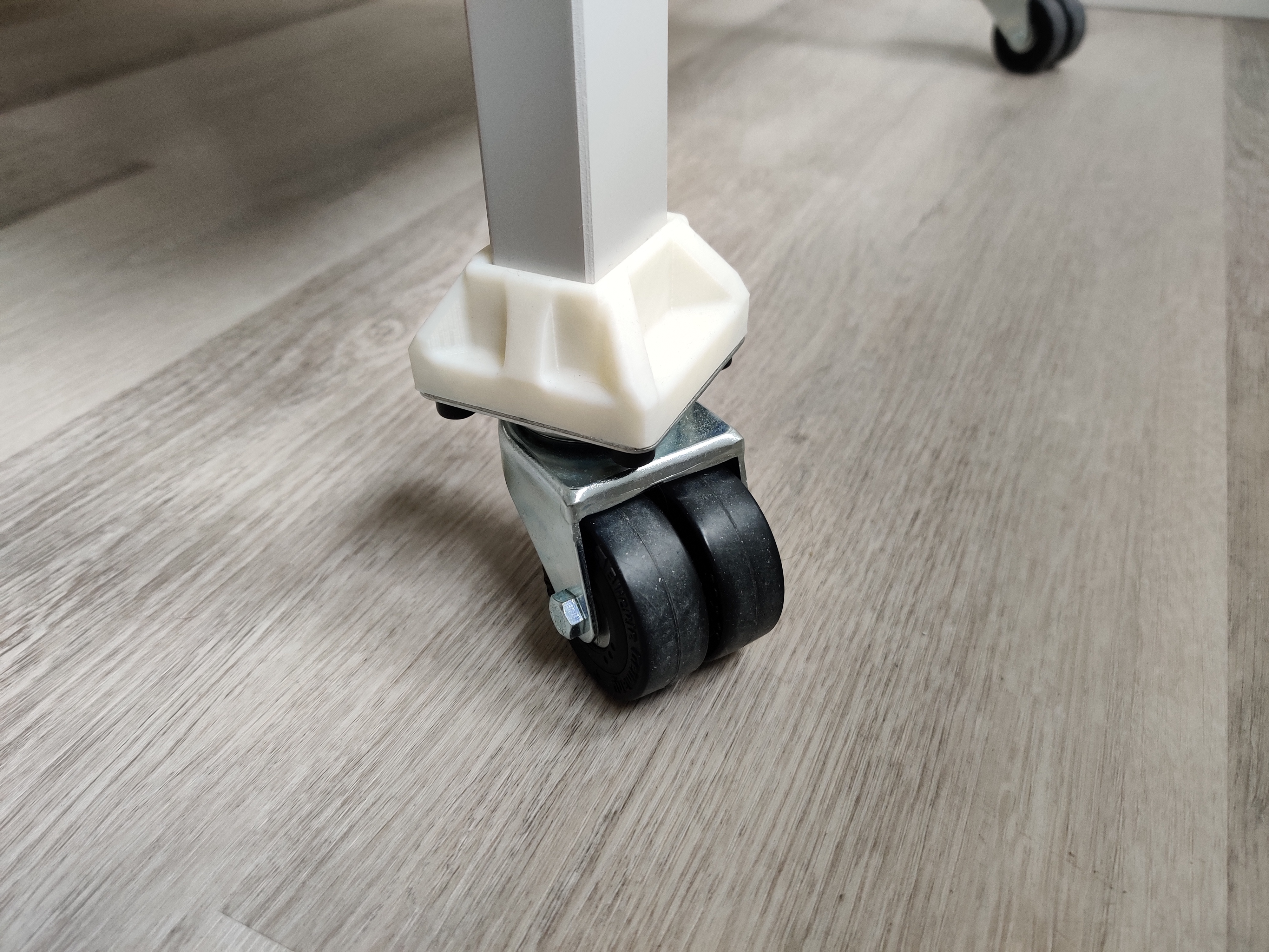 IKEA Sundvik baby bed caster mount