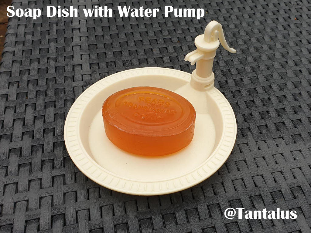 Soap Dish with Water Pump