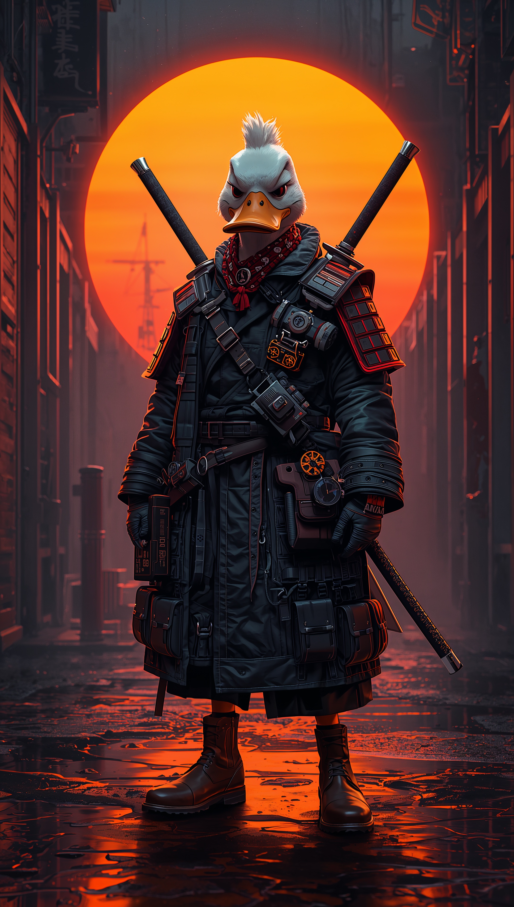 Samourai duck