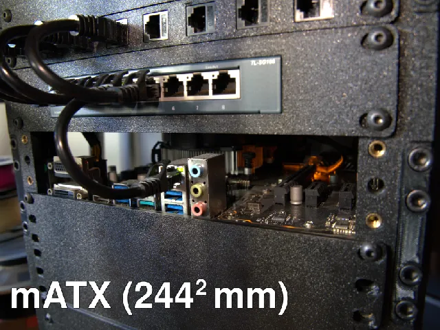 mATX 10in Rack Mount (244^2mm)