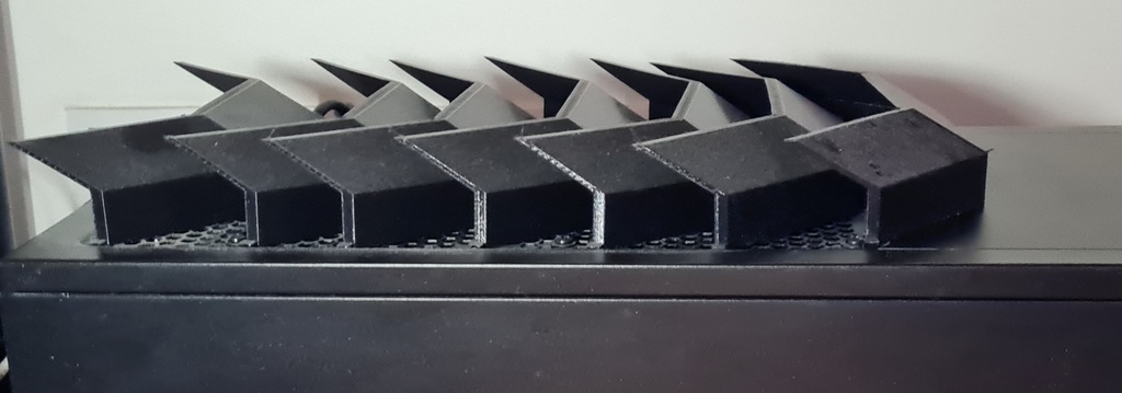 Fractal fins