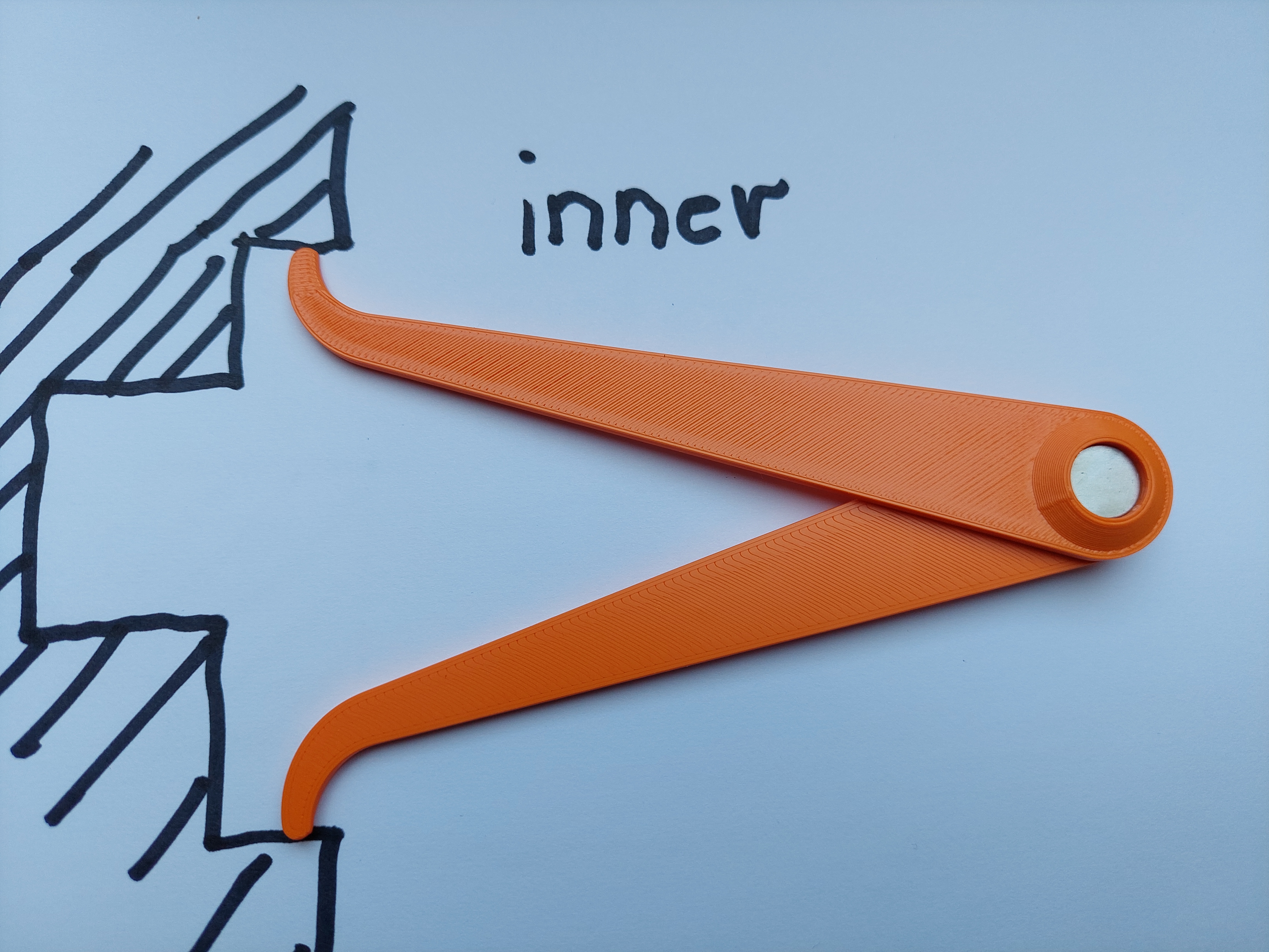 Inner and Outer Caliper / Innen- und Aussentaster - Magnetic Joint 10x2 or 10x3