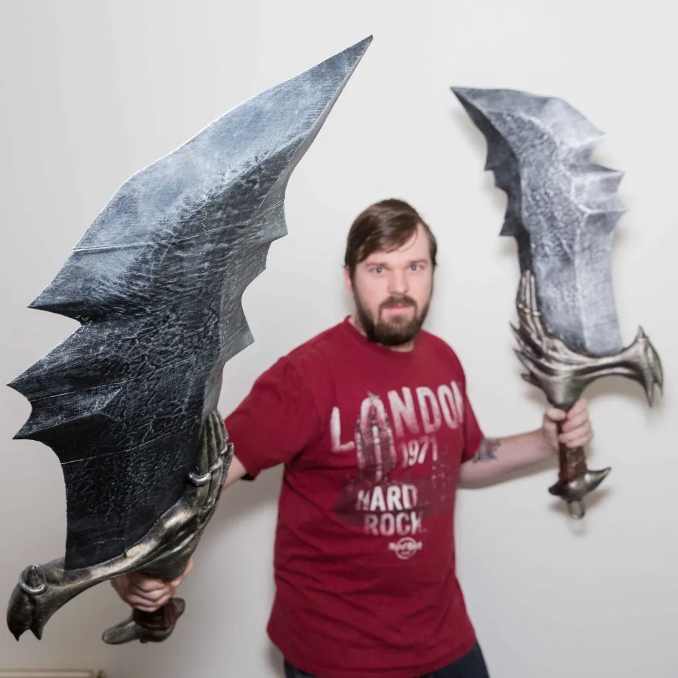 Blades of Chaos God of War 3D model 3D printable