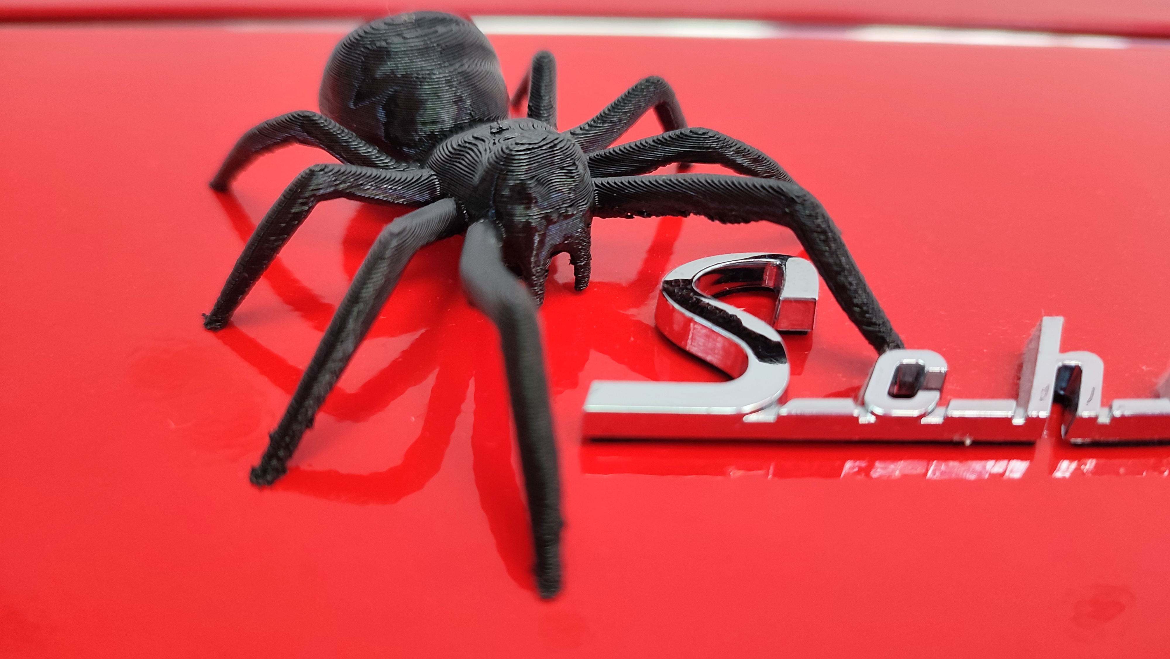 !!! Halloween !!!- Spooky spider fridge magnet - improved version!