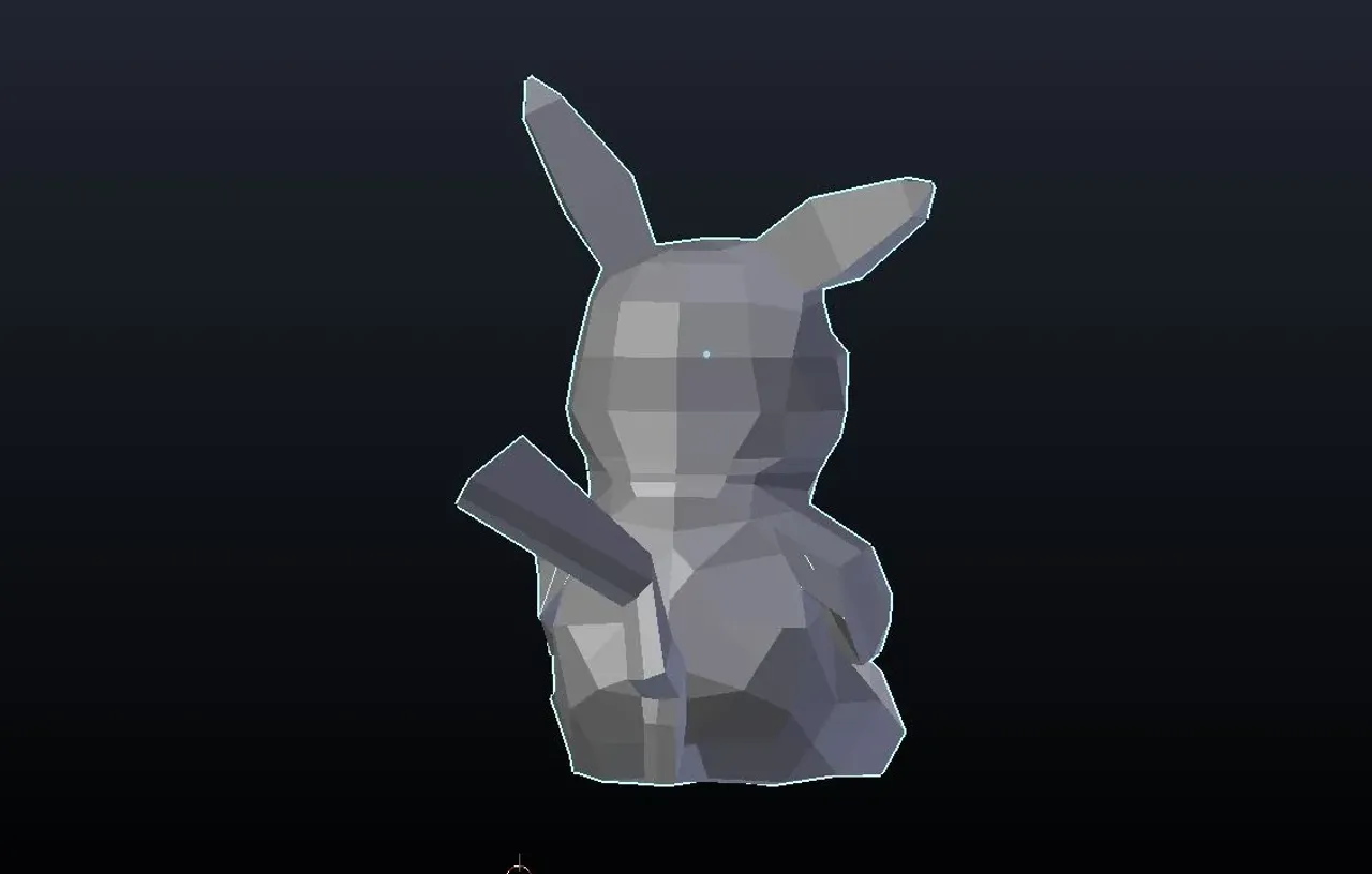 Low-poly Pikachu by Michal | Download free STL model | Printables.com
