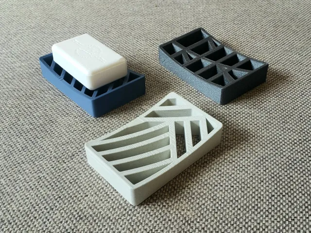 3 soap dishes