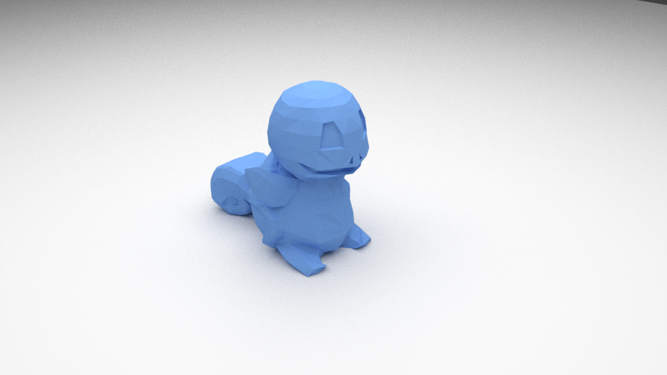 Low-poly Squirtle