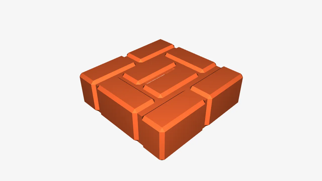 Mario Lucky Block Model free Texture